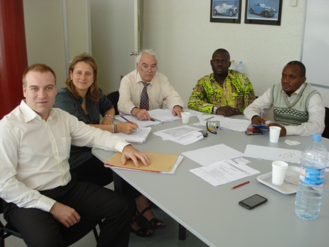 séance de travail entre la délégation du Bas-Congo et Sumimistros Homs à Igualada