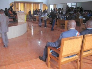 campagne électorale à l'assemblée provinciale