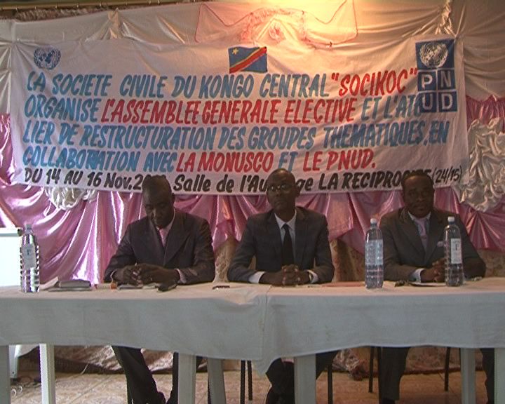 Société civile du Kongo central:nouveau comité