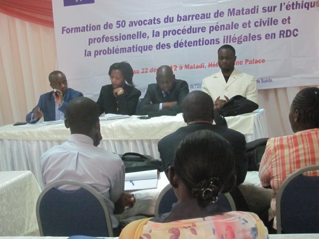 Bas-Congo : Des avocats en formation pour mieux exercer leur profession