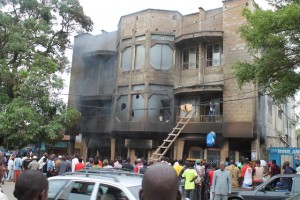Immeuble Didier Chic en feu /Infobascongo
