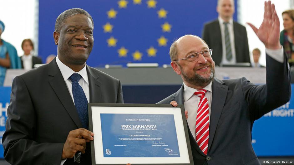 Dr Denis Mukwege dédie le prix Sakarov aux survivantes de violences sexuelles