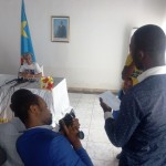 Conférence de presse de Madame Olive Lembe à Matadi