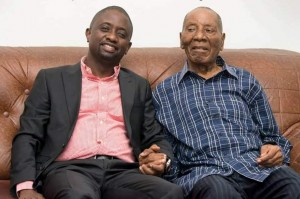 Modero Nsimba et Papa Fuka, le jour de son anniversaire 