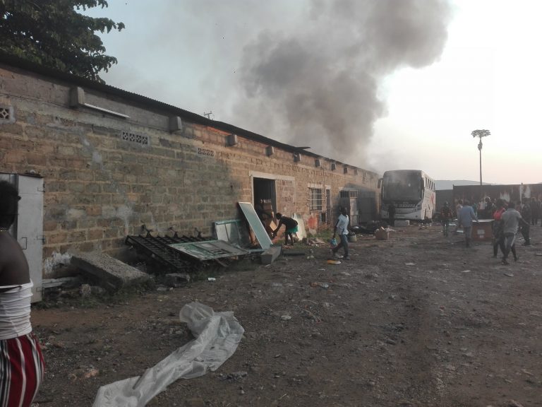 Grave incendie dans un dépôt de l’OEBK à Matadi