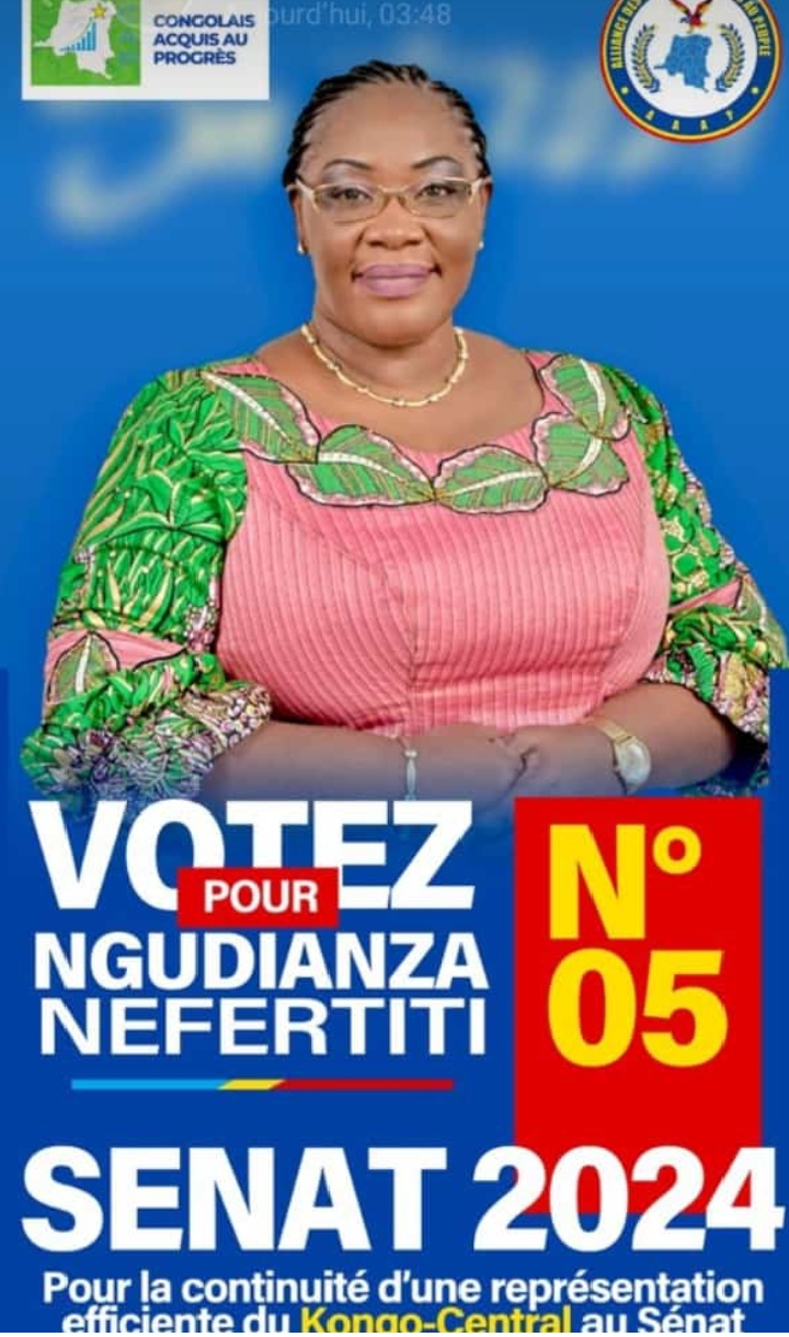 Les députés provinciaux ont entendu l’appel de Néfertiti Ngudianza : »Choisir d’envoyer votre « ndona » au Sénat »