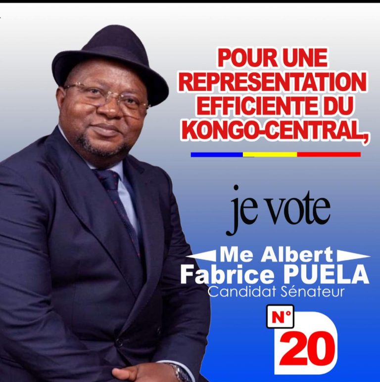 A l’Assemblée provinciale du Kongo central, Albert-Fabrice Puela se présente comme un candidat d’expérience et de connaissances